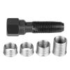 MUNEFE Sparks Plug Repair Tool, Head Tap Kit, 5 Piece Steel Sparks Plug Thread Tapping Tool for Repairing Damaged Threads view 1