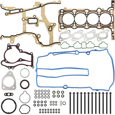 Wollvon Full Cylinder Gasket Set with Head Bolts HS26540PT1 HS54898 ES72474 Compatible with Buick Encore 1.4L 13-21, Chevy Cruze 1.4L 11-15, Cruze Limited 1.4L 2016, Sonic 1.4L 12-20, Trax 1.4L 13-21
