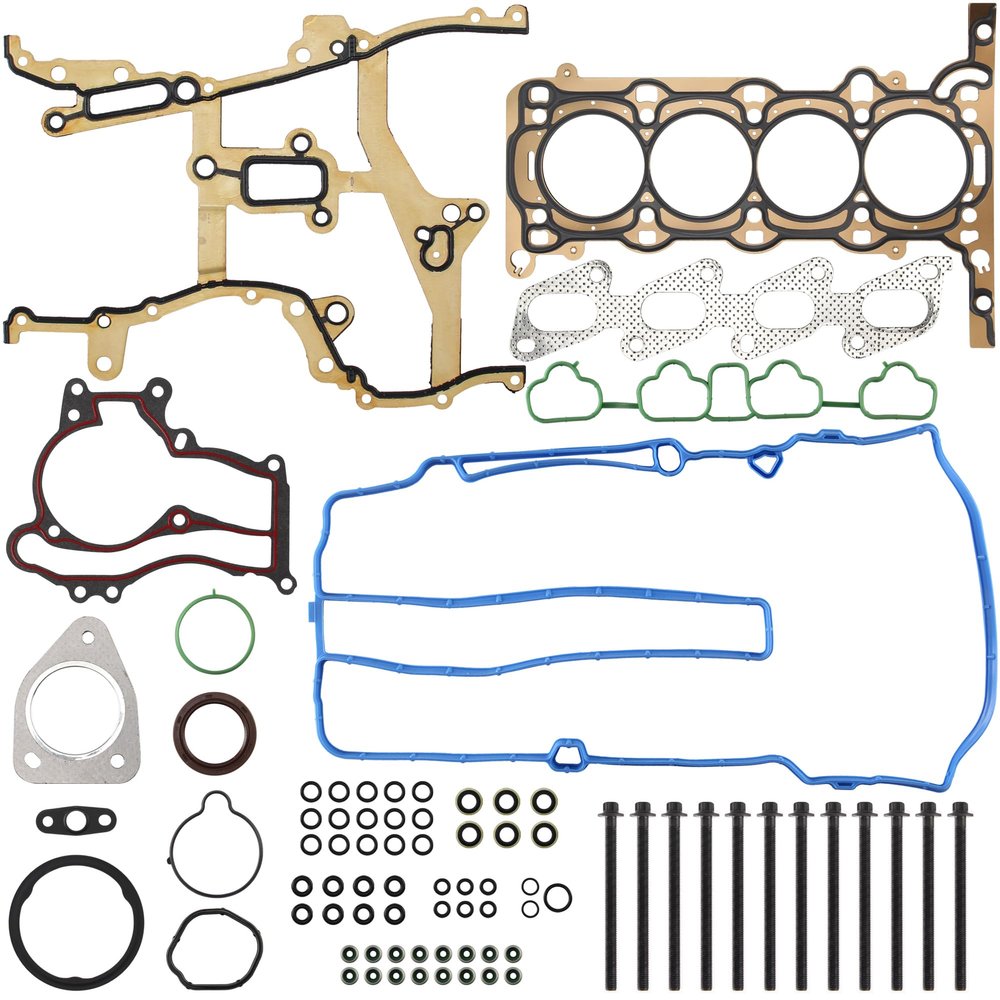 Wollvon Full Cylinder Gasket Set with Head Bolts HS26540PT1 HS54898 ES72474 Compatible with Buick Encore 1.4L 13-21, Chevy Cruze 1.4L 11-15, Cruze Limited 1.4L 2016, Sonic 1.4L 12-20, Trax 1.4L 13-21