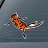 Floating Firebelly Newt 9 inch Full Color Indoor Outdoor Vinyl Decal view 3