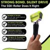 SoundSkins SSK-Roller Sound Dampening Installation Tool - Polyurethan Rubber Roller with Wooden Handle - Eliminates Air Bubbles view 4
