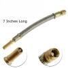 Tire Valve Stem Extension with End Cap, 7-inch Flexible Tire Valve Stem Extension for Cars Truck Motorcycle Bike view 3