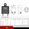 Nilight 200A Starter Relay 4 Pin Split Switch 12V Continuous Heavy Duty SPST High Current Terminal Car On Off Control for Automotive Truck RV Camper view 3