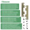 BIGLKNM 4 Pack Gold Gate Tailgate Hinge Plates for Rhino 450 660 700 view 3