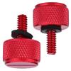 2pcs Red 6mm Thread Diameter Motorcycle Seat Bolt Screw for Harley Davidson 1996-2023 view 3