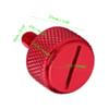 2pcs Red 6mm Thread Diameter Motorcycle Seat Bolt Screw for Harley Davidson 1996-2023 view 4