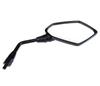 MotorToGo Black Rear View Mirrors Compatible for 1993 Suzuki Intruder 800 VS800GL view 4