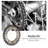 Tooth Split Sprocket, Split Sprocket Steel 420 28 Tooth Split Sprocket Mini Bike Sprocket for Scooters Bicycles ATVs Motorcycles Off Road Vehicles view 4