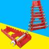 QANYEGN Plastic Wrench Organizer, 9 Slot Red Plastic Wrench Rack Standard Organizer Holder, Wrench Storage Rack for Storage Tool Wrenches Keeper view 4
