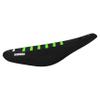Enjoy Mfg USA-Made Seat Cover - Compatible with The Surron Light Bee Shock seat - #399 (All Black/NEON FLO Green Ribs) view 2