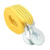 Car Towing Rope, 4m 3T Car Towing Rope Strap, Emergency Towing Rope with Hooks High Strength Polypropylene Steel Heavy Duty Tow Strap High Strength for Emergency Trailer Trucks view 1