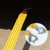 Car Towing Rope, 4m 3T Car Towing Rope Strap, Emergency Towing Rope with Hooks High Strength Polypropylene Steel Heavy Duty Tow Strap High Strength for Emergency Trailer Trucks view 2