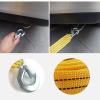 Car Towing Rope, 4m 3T Car Towing Rope Strap, Emergency Towing Rope with Hooks High Strength Polypropylene Steel Heavy Duty Tow Strap High Strength for Emergency Trailer Trucks view 3
