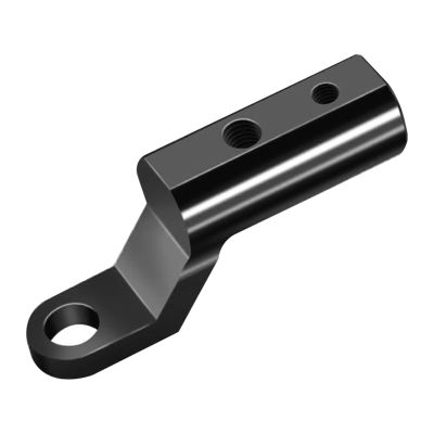 ZeNaha 1Pc Motorcycle Rearview Mirror Expander Bracket, Universal Adapter Holder Mount Aluminum Alloy Motorbike Accessories (Color : Black, Size : A)