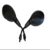 MotorToGo Black Rear View Mirrors Compatible for 2001 Suzuki Intruder 1500 VL1500 view 2