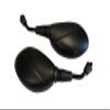 MotorToGo Black Rear View Mirrors Compatible for 2001 Suzuki Intruder 1500 VL1500 view 3