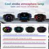 AZIJYV Obd2 Gauge Display with Speed, Heads Up Display for Cars P24, Fuel Consumption, RPM, Overspeed Alarm, OBD+GPS Digital Speedometer Suitable for All Car view 4