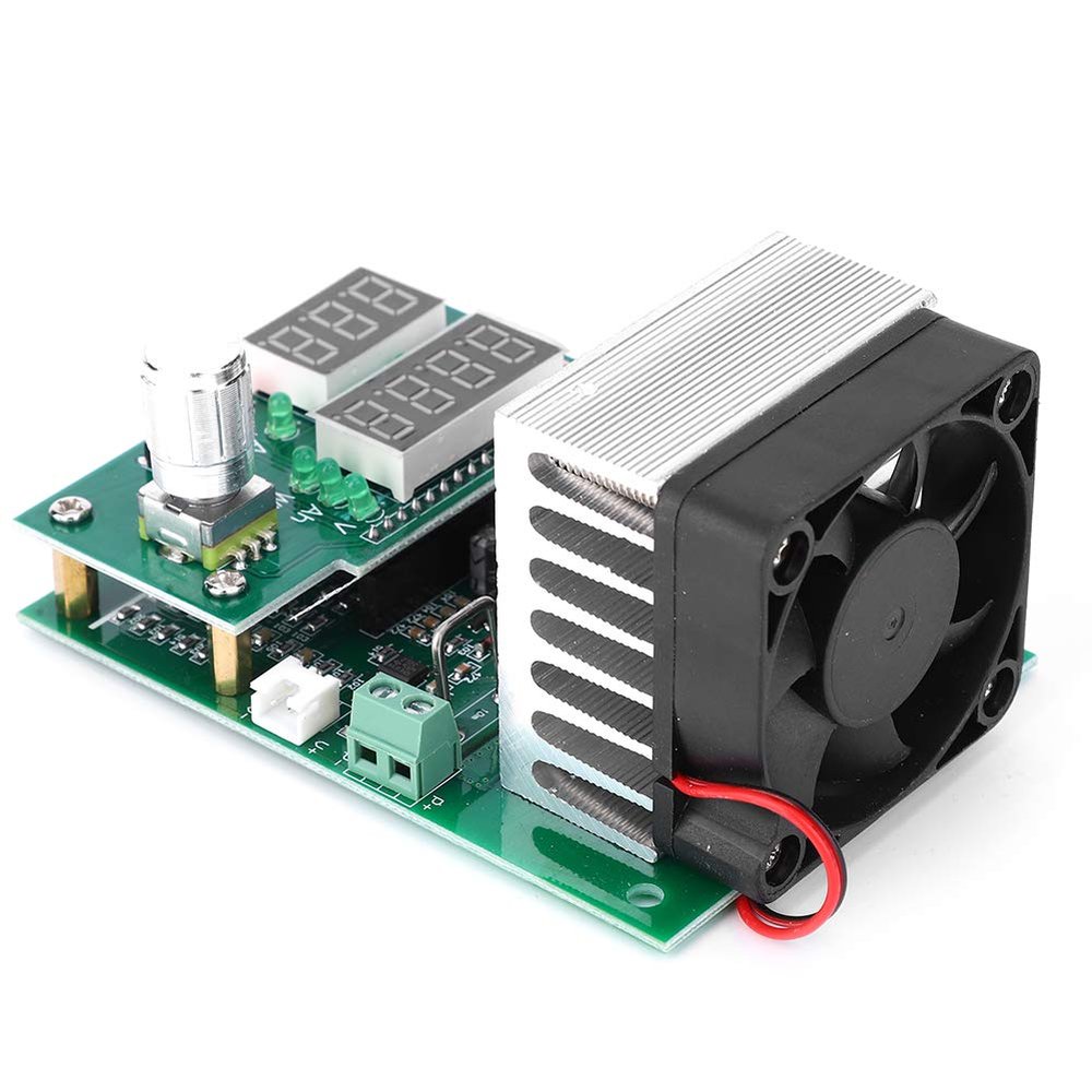 Battery Load Discharge Capacity Tester,60W 9.99A 30V Constant Current Electronic Load Aging Battery Capacity Tester Module