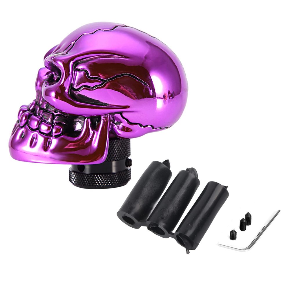 QANYEGN Skull Shift Knob, Transmissions Gear Shifter Stick Handle, Skull Gear Shifter Knob for Cars Truck S()