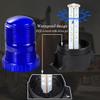 WOWTOU Rooftop Magnetic LED Blue Strobe Lights for Volunteer Firefighter Vehicles Police Cars POV Trucks Forklift, 12V 24V Safety Warning Flasher Emergency Flashing Beacon view 3