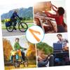 Wakauto 6pcs Heavy Duty Tie Down for Securing Motorcycles and Scooters Soft Cargo Straps for Easy Trailering Bungee Cargo Binding view 2