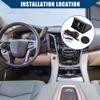 Hihaha Mini HUD Head Up Display Car Dashboard Digital Speedometer with OBDII EUOBD/Outside Multifunction Data Display Error Alarm TFT LCD Display for Car/Durable 2.2 Inch / 1 Set view 2