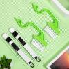 Healvian Window Groove Cleaning Brush Set 4pcs Multifunctional Window Track Cleaners Dry Wet Cleaning view 2