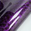 LZLRUN Gloss Purple Forged Carbon Fiber Car Vinyl Wrap Film 1" x 30ft view 2