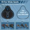 MSDADA New Large Gel Bike Seat Cover(Blue) view 3