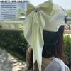 1 Piece Large Bow for Helmet Fashion Helmet Decoration Helmet Accessory for Ski Motorcycle Snowboard Helmet Yellow view 3