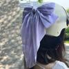 1 Piece Large Bow for Helmet Fashion Helmet Decoration Helmet Accessory for Ski Motorcycle Snowboard Helmet Yellow view 4