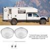 Alvinlite 2pcs Rv Furnace Vent Screen Cover for Bugs, Stainless Steel RV Water Heater Furnace Screen for Campers/Trailers, Including Installing Tools view 3