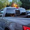 Xinghe for Ford F150 F250 F350 2015-2025, Rear Middle Window American Flag Decals, Matte Black USA Flag Decal for Truck Back Window, for Ford Raptor 2015-2025 Accessories view 4
