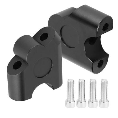 QANYEGN 22mm Motorcycle Handle Riser, Handle Clamp, iversal Bike Handle Extender for Mot Bike(Black)