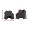 QANYEGN 22mm Motorcycle Handle Riser, Handle Clamp, iversal Bike Handle Extender for Mot Bike(Black) view 2