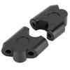 QANYEGN 22mm Motorcycle Handle Riser, Handle Clamp, iversal Bike Handle Extender for Mot Bike(Black) view 4