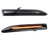 Side Marker Led Front Fender Side Marker Light Flowing Sequential Blinker Light Turn Signal Lamp Compatible with Ford Mondeo Mk4 Hatchback Saloon Estate (BA7) 2007-2015 (Black) view 1