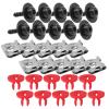 T30 Guard Undertray Cover Engine Splash Shield Compatible with Ford Focus Fusion Escape Explorer C-Max Transit Connect Lincoln MKC Screws Bolt Nut Clip Kit 10 Sets view 1