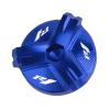 ByoBLu Motorcycle CNC Engine Oil Filler Cap Plug Cover Compatible with Yamaha YZF R1 R3 R6 YZFR1 1998-2020 YZFR3 2015-2021 YZFR6 YZFR6S 2006-2021 (Color : R1 Blue, Size : A) view 1