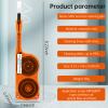 3PC Fiber Optic Cleaning Pen for 8/12/24 Core MPO/MTP Connector (Orange) view 2