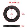 Caltric 91268-HN0-A01 91268HN0A01 Swing Arm Dust Seal Compatible with Honda 26x40x5 view 2