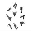 Genuine KTM Black Dirt Bike Body Kit Enduro Version. Contains All Plastic Pieces in One Box view 1