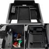 JOJOMARK Center Console Organizer Tray fits for 2022-2026 GMC Sierra/Chevy Silverado 1500 Accessories,2024-2026 Silverado/Sierra 2500HD 3500HD (Wireless Charging With Full Console w/Bucket Seats Only) view 1
