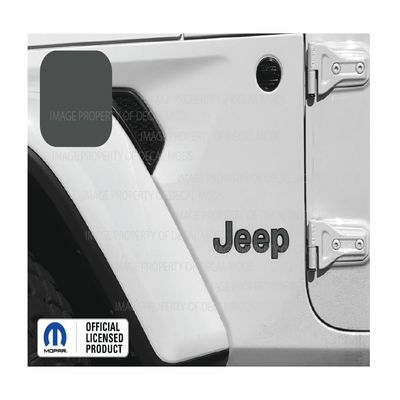 Decal Mods Fender Jeep Fender Flat Overlay Decal Graphic fits Jeep Wrangler JL/JT (2018-2024) (Set of 2) Dark Gray CDG | SJ8Z3