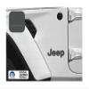Decal Mods Fender Jeep Fender Flat Overlay Decal Graphic fits Jeep Wrangler JL/JT (2018-2024) (Set of 2) Dark Gray CDG | SJ8Z3 view 1