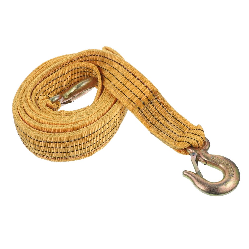 FAVOMOTO Car Rope Heavy Duty Towing Strap Wear-Resistant Pulling Rope for Truck and Car Emergency Accessory Nylon Construction Convenient Storage