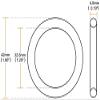 XYWHPGV Nitrile Rubber O-Rings 42mm OD 32.6mm ID 4.6mm Width, Metric -N Sealing Gasket, Pack of 5(5a027 fe795 89035 0f983 09cfb 63c52 view 3