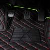 BILKAR Custom Car Floor Mats fit for Acura Sedan 2000-2023 Full Coverage of Vehicle Interior Floor Accessories Automotive Liners (Black Double Pinned White Stripe) view 3