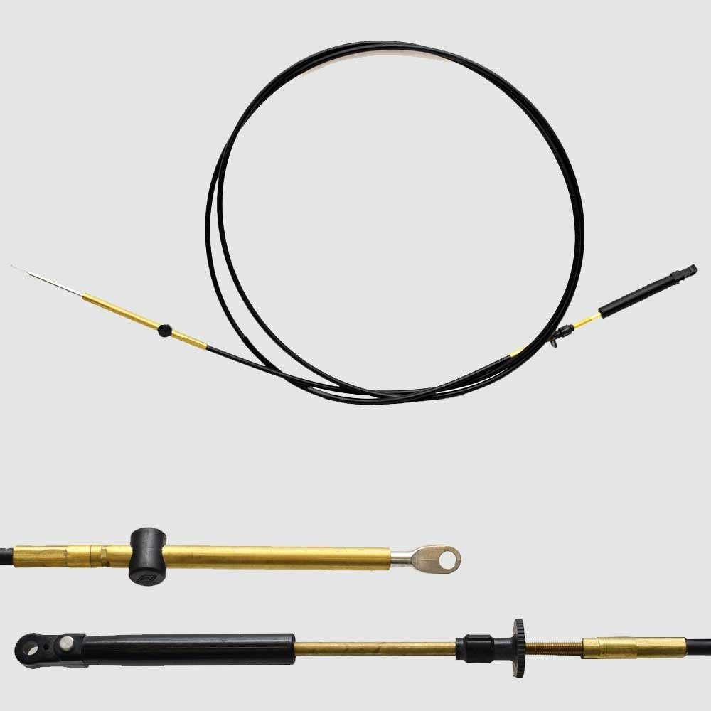 Hi-Lex Boat Control Cable 284 16H 20FT | OMC Evinrude Black 20 Feet