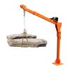 1100 LB Truck-Mounted Crane, with Electric Winch 12V, Painted Q235 Steel Pickup Truck Jib Cranes 360 Rotate Base for Engines Hoist, Shop Crane view 1